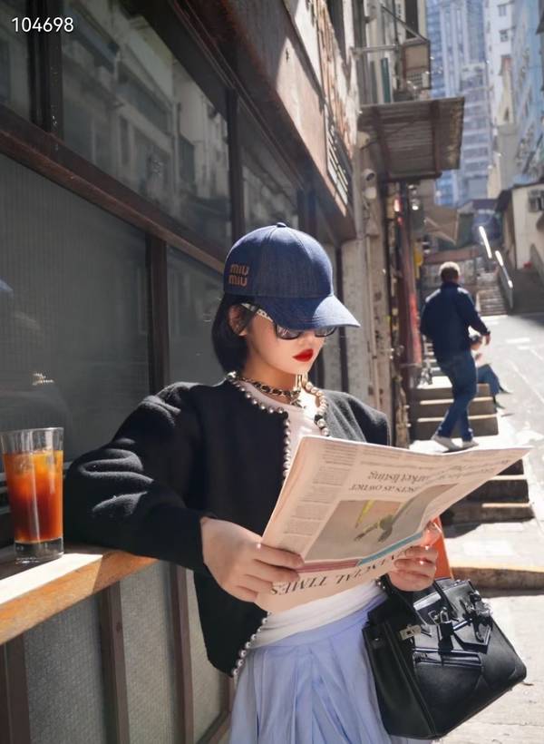 Miu Miu Hat MUH00144-1 Miu Miu Hat MUH00144-1